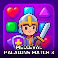 Medieval Paladins Match 3 - Knight Quest game